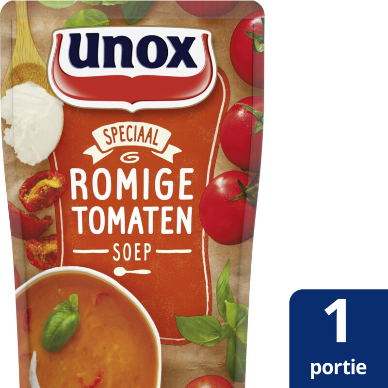 Een afbeelding van Unox Romige tomatensoep met mascarpone