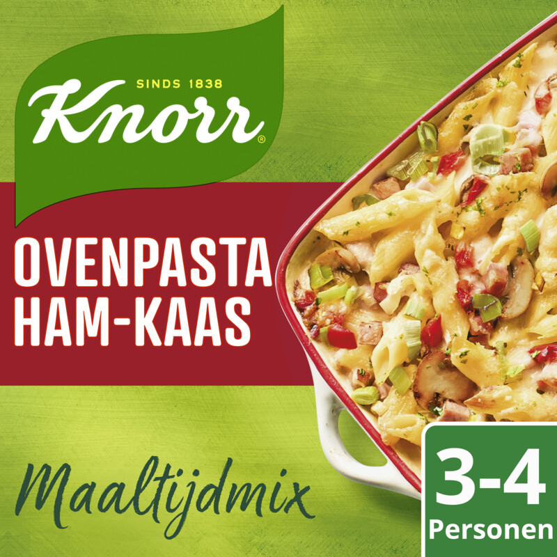 Een afbeelding van Knorr Maaltijdmix ovenpasta ham-kaas