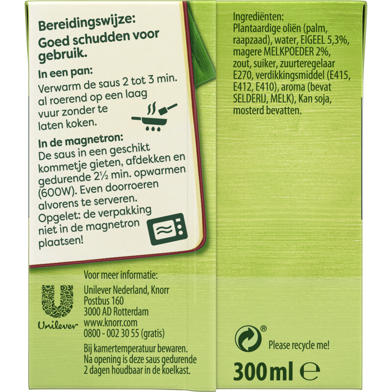 Een afbeelding van Knorr Asperge hollandaise saus