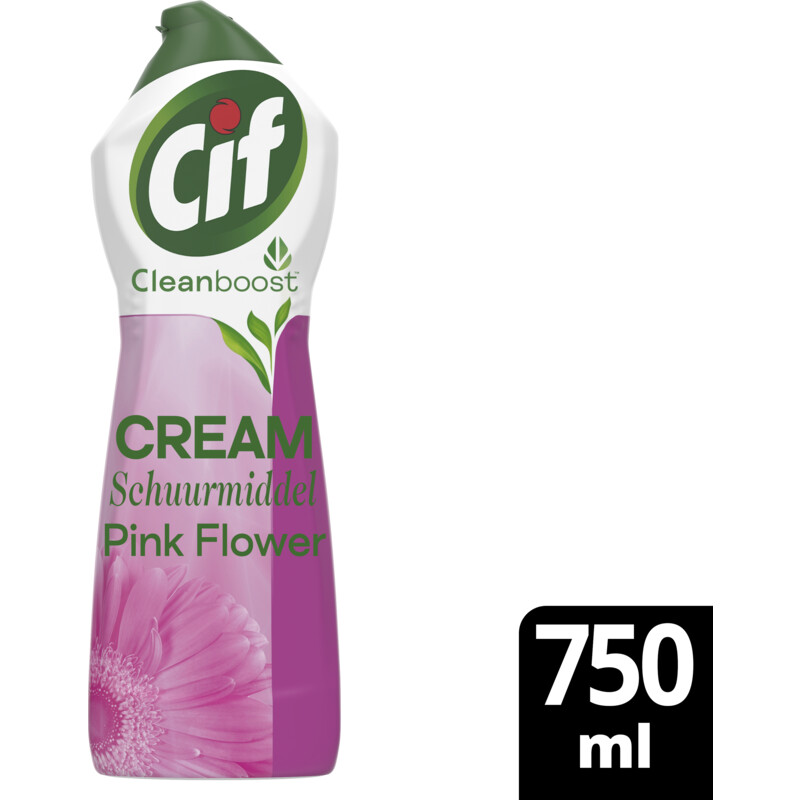 Een afbeelding van Cif Schuurmiddel pink flower cream