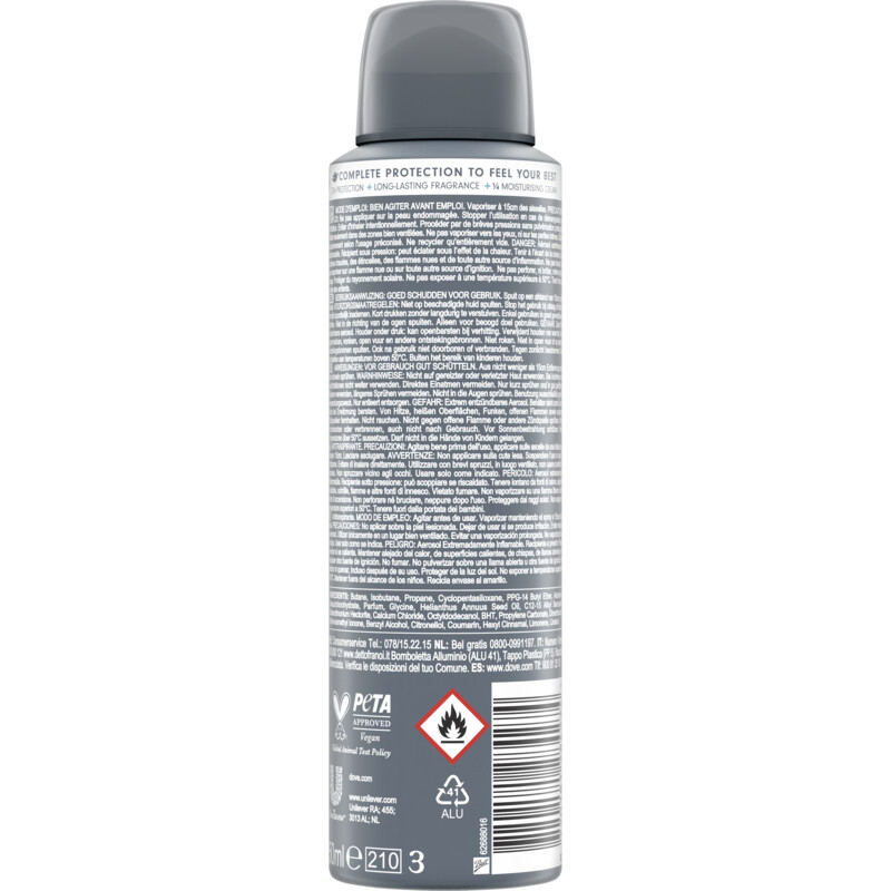 Een afbeelding van Dove Men+care clean comfort deodorant spray