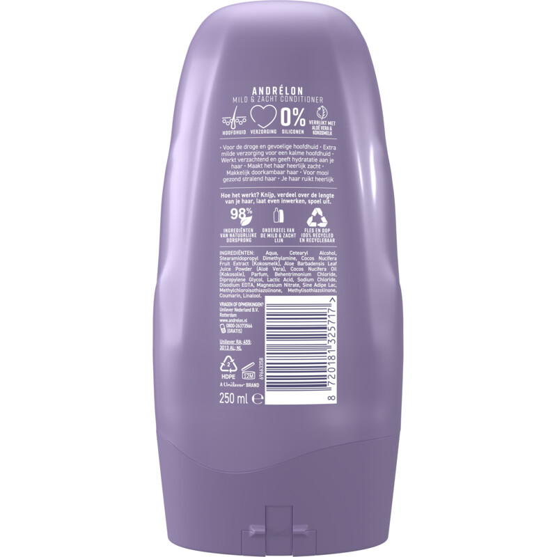Een afbeelding van Andrélon Mild & zacht conditioner