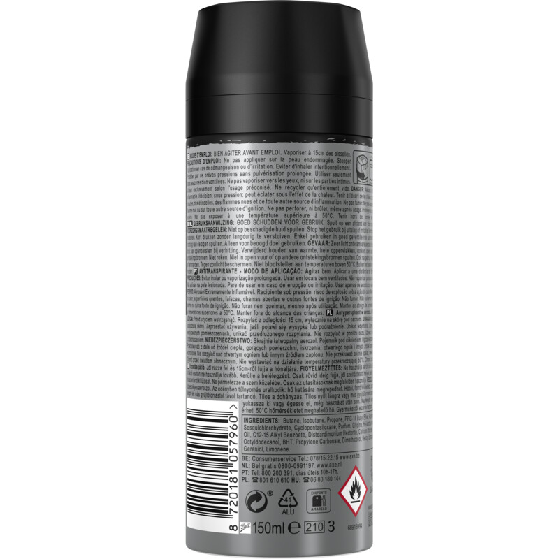 Een afbeelding van Axe Black deodorant antiperspirant