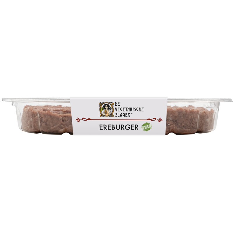 Een afbeelding van Vegetarische Slager Vegan ereburger