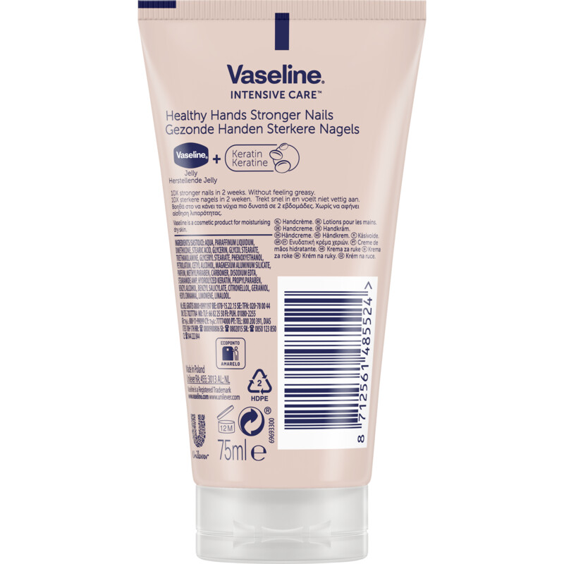 Een afbeelding van Vaseline Intensive care hand cream