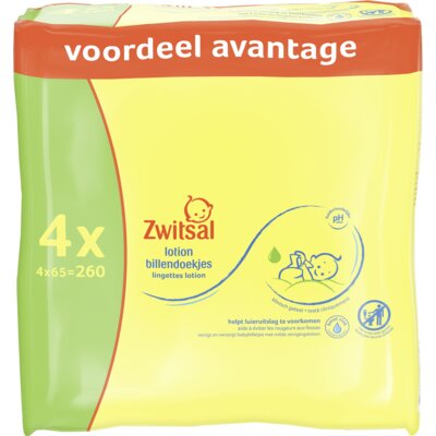 pdp-image-Zwitsal Baby lotion billendoekjes 4-pack