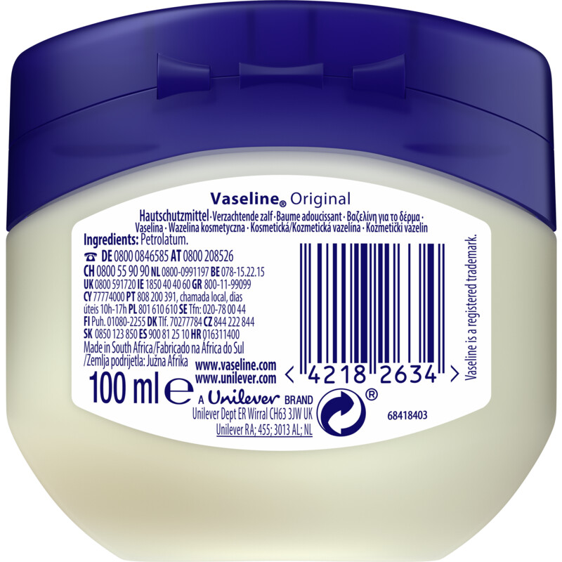Een afbeelding van Vaseline Petroleum jelly original
