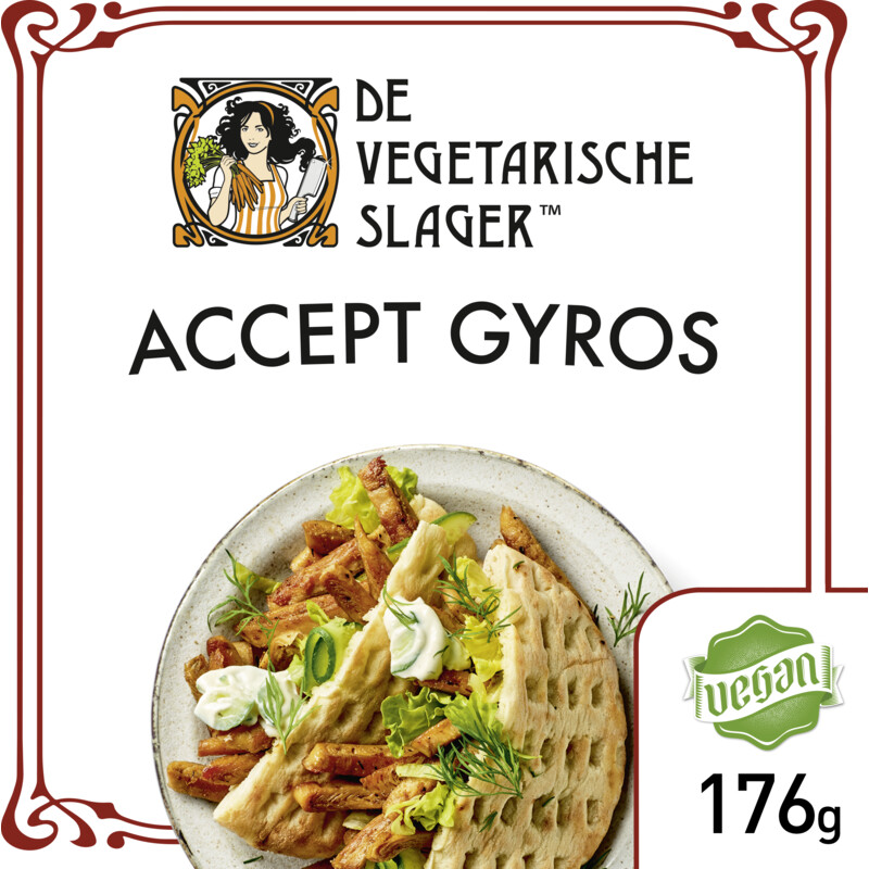 Een afbeelding van Vegetarische Slager Vegan accept gyros