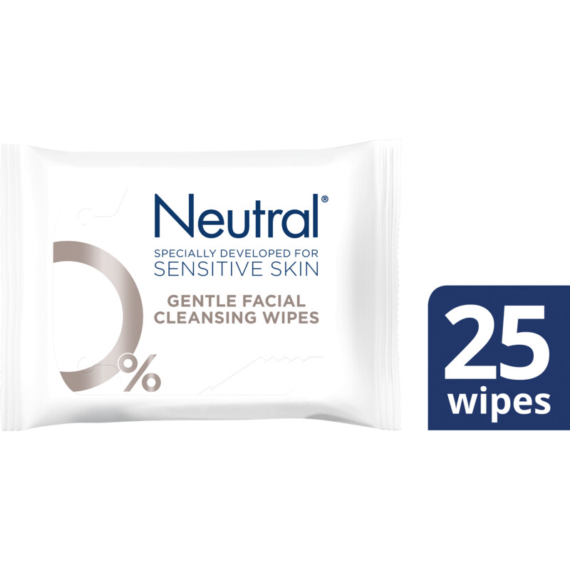 Een afbeelding van Neutral Parfumvrij make-up remover wipes