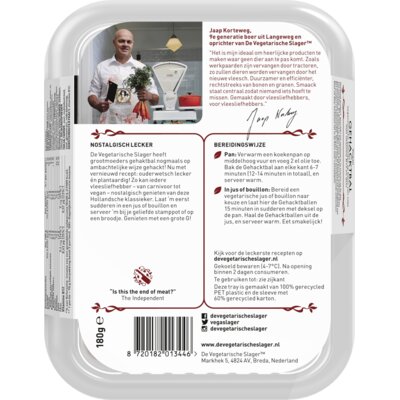 pdp-image-Vegetarische Slager Vegan gehacktbal