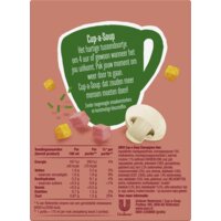 Een afbeelding van Unox Cup-a-soup champignon ham