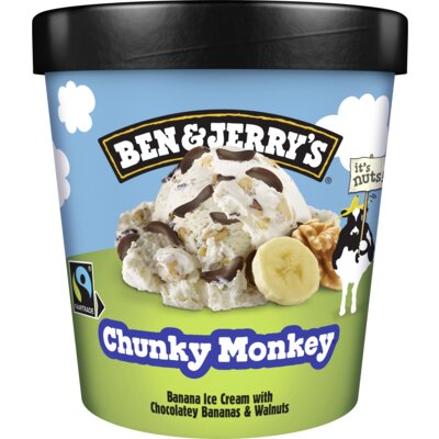 Ben and hot sale jerry's chunky monkey