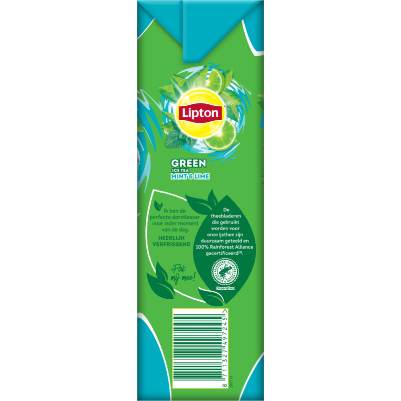 Een afbeelding van Lipton Ice tea green mint lime