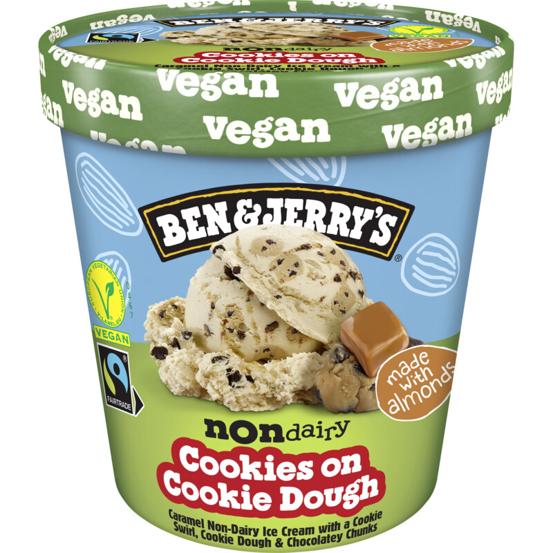 Een afbeelding van Ben & Jerry's Cookies on cookie dough non-dairy