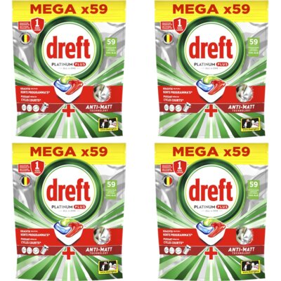 pdp-image-Dreft Platinum+ orig vaatwastabletten 4-pack