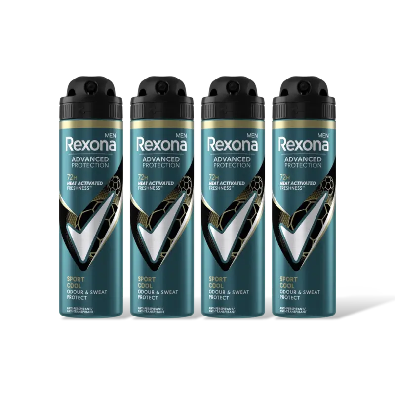 Rexona Men deo spray 72h sport cool 4-pack