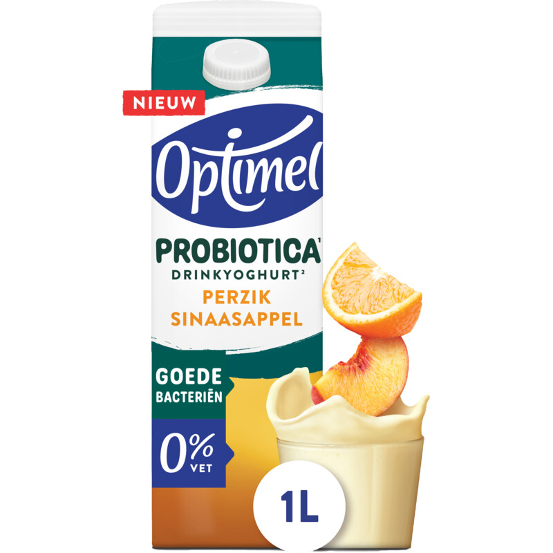 Een afbeelding van Optimel Probiotica drinkyoghurt perzik