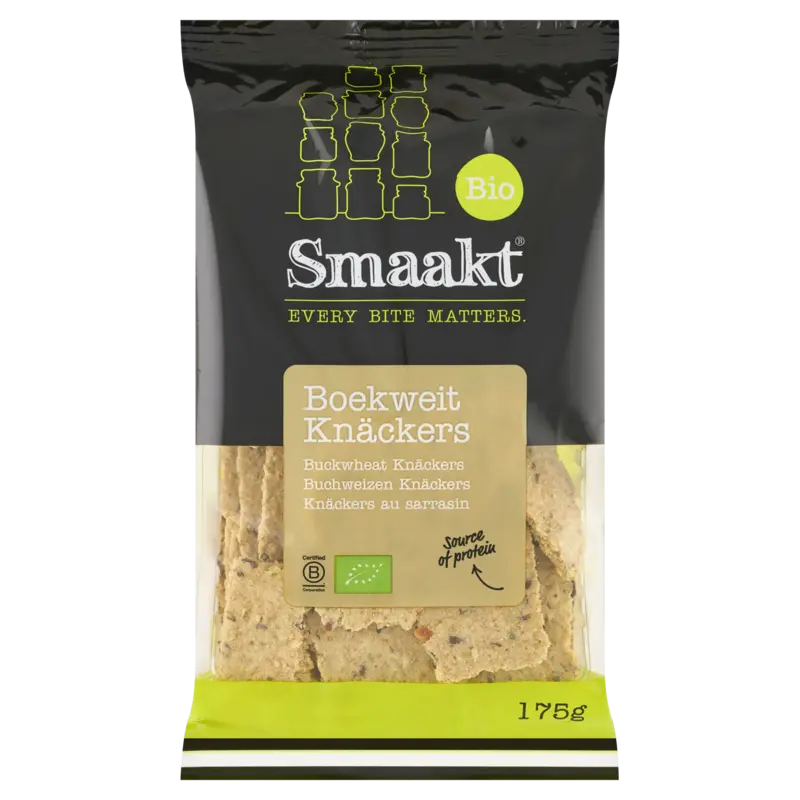 Smaakt Knäckers boekweit bio