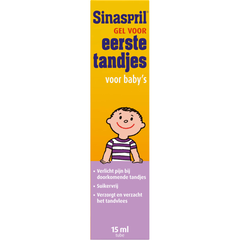 Een afbeelding van Sinaspril Gel voor eerste tandjes
