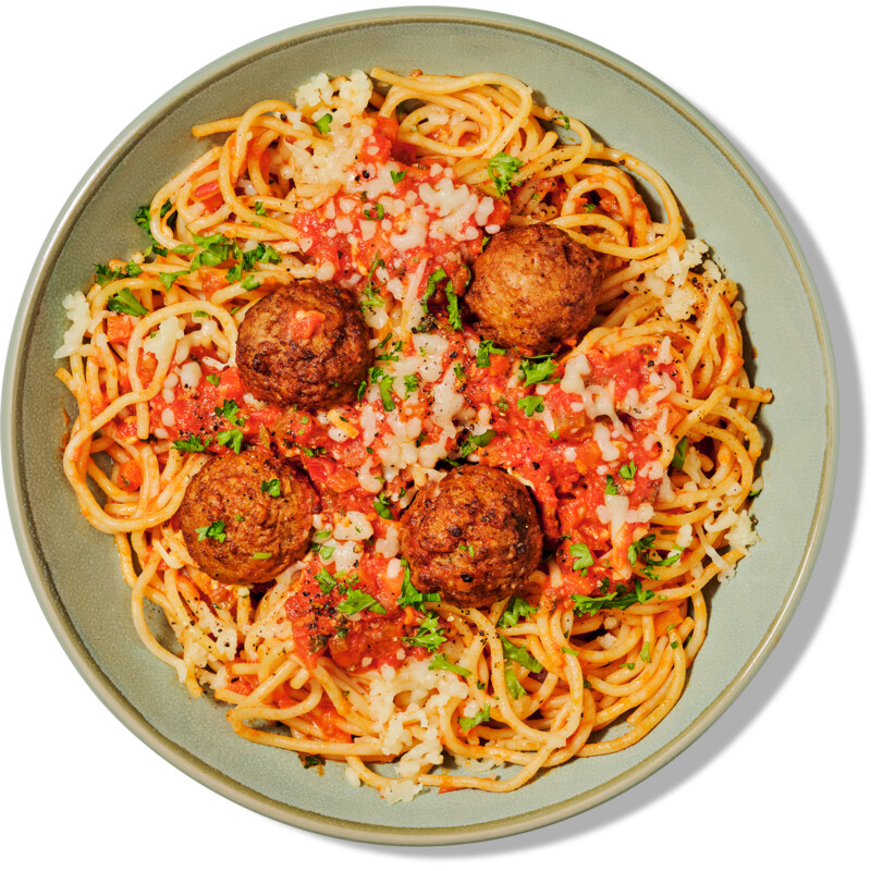 Een afbeelding van AH Verse spaghetti meatballs