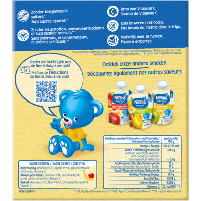 pdp-image-Nestlé Fruit appel banaan 6+ bel