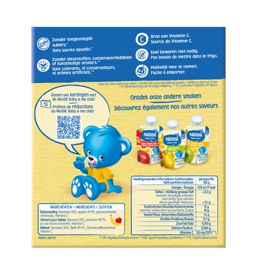 pdp-image-Nestlé Fruit appel banaan 6+ bel