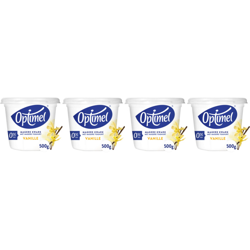 Optimel Magere kwark vanille 4-pack
