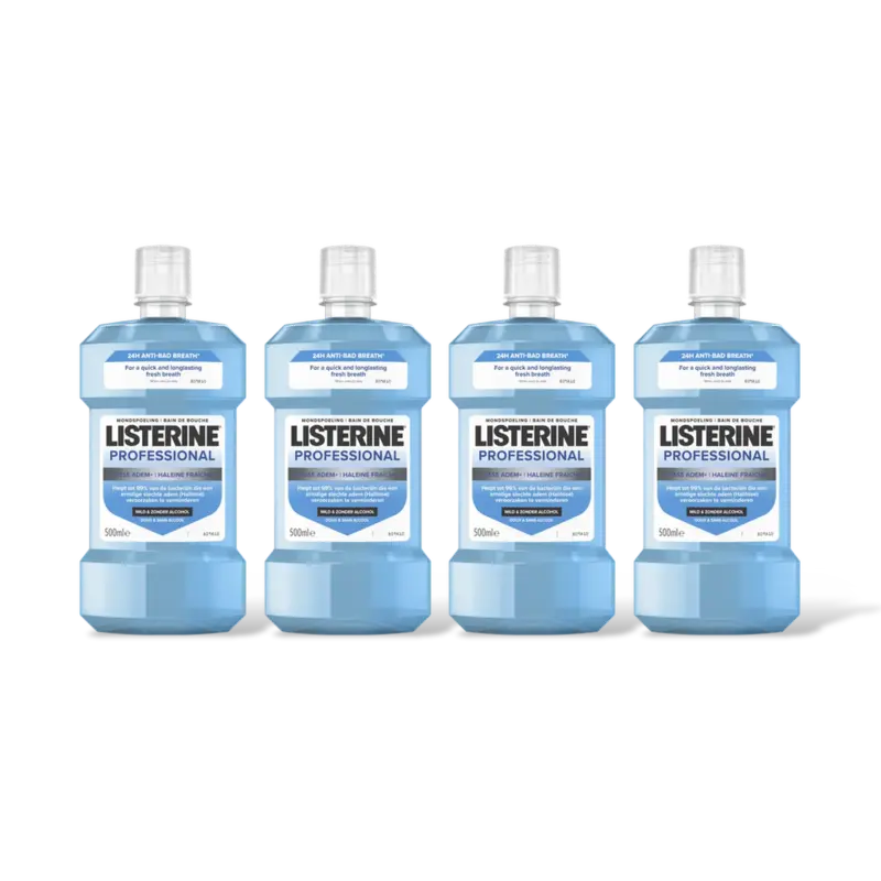 Listerine Professional frisse adem 4-pack