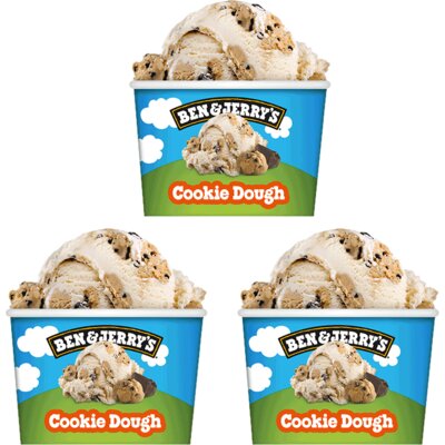 pdp-image-Ben & Jerry's Cookie Dough mini 3-pack