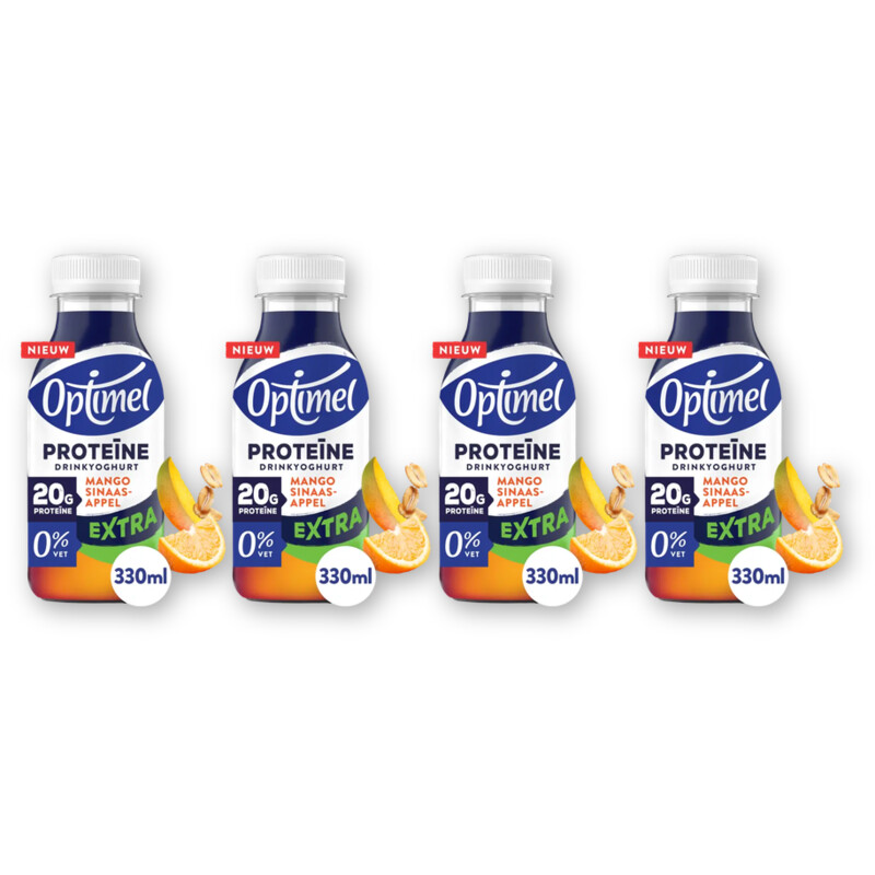 Optimel Proteine extra mango sinaasappel 4-pack