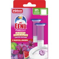 Een afbeelding van WC-Eend Fresh discs mango-verse duo navulling