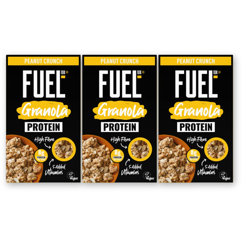 Fuel10K Granola Peanut Crunch 3-pack