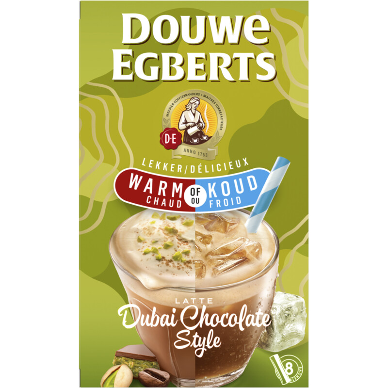 Douwe Egberts Dubai chocolate style oploskoffie