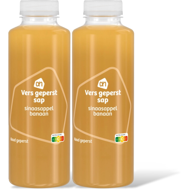 AH Vers geperst sap sinaasappel banaan 2-pk