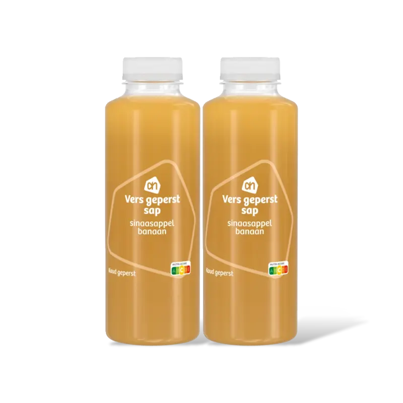 AH Vers geperst sap sinaasappel banaan 2-pk