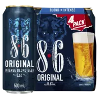 8.6 Original intense blond beer 4-pack