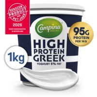 Een afbeelding van Campina High protein Greek yoghurt 5% fat