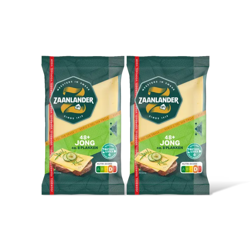 AH Zaanlander Jong 48+ plakken voordeel 2-pack