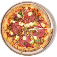 Een afbeelding van AH Verse pizza Amerikaans spicy salami