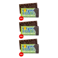 Tony's Chocolonely Reep puur amandel zeezout 3-pack