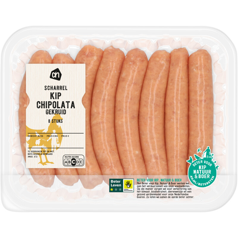 Een afbeelding van AH Scharrel kipchipolata gekruid