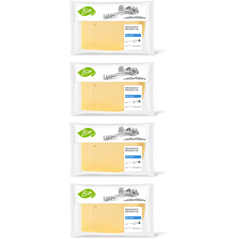 AH Biologisch Belegen 30+ plakken 4-pack