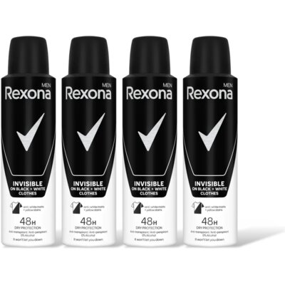 pdp-image-Rexona Men invisible anti-transpirant 4-pack