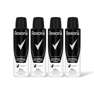 pdp-image-Rexona Men invisible anti-transpirant 4-pack