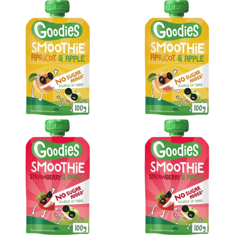 Een afbeelding van Goodies Knijpfruit smoothie pakket 3+ jaar