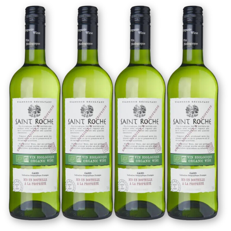 Saint roche Saint roche Blanc Organic 4 flessen