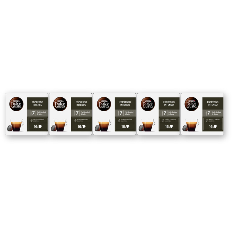 Nescafé Dolce Gusto Espresso intenso capsules 5-pack