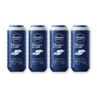 NIVEA Men protect & care douchegel 3-in1 4-pck