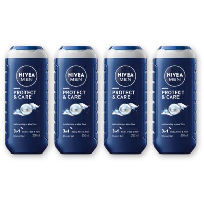pdp-image-NIVEA Men protect & care douchegel 3-in1 4-pck