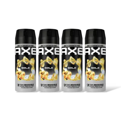 pdp-image-Axe Gold anti-transpirant spray 4-pack